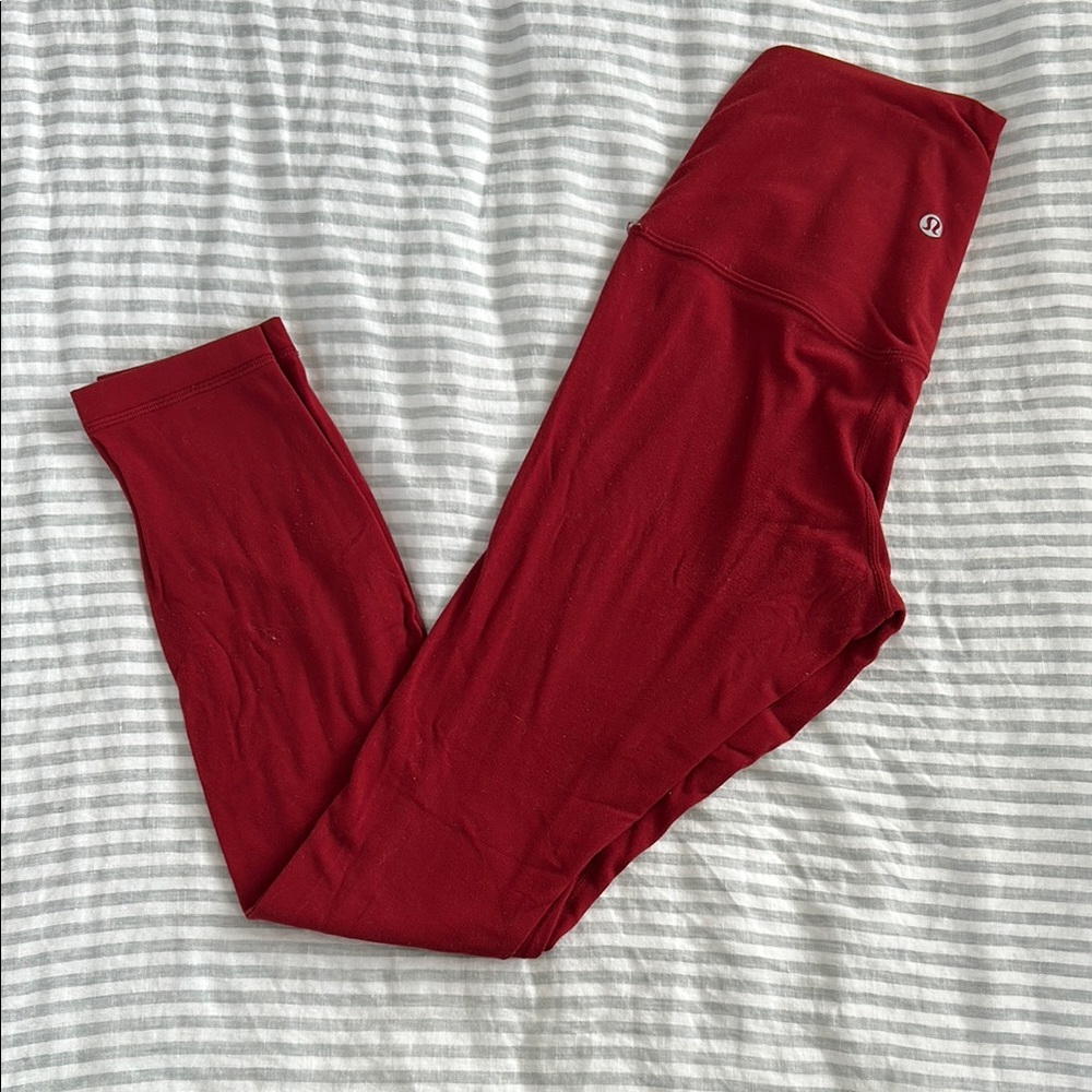 lululemon athletica Kids Red Leggings